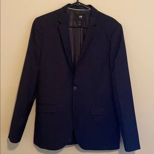 H&M Men’s Slim Fit Navy Blazer